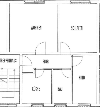 Schön geschnittene 3-Raumwohnung in Marnitz - Katersteg_16_3RW_rechts_66 m² (37747)