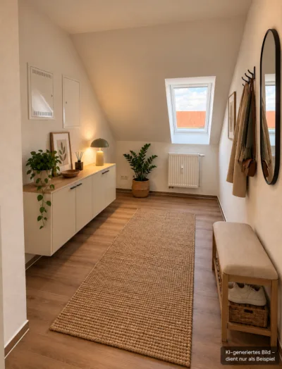2 Raumwohnung mit Einbauküche, Keller und Stellplatz, ERSTBEZUG nach Komplettsanierung - 1D2846BA-9E28-4641-BABB-8E7AE760B1F5 (48645)