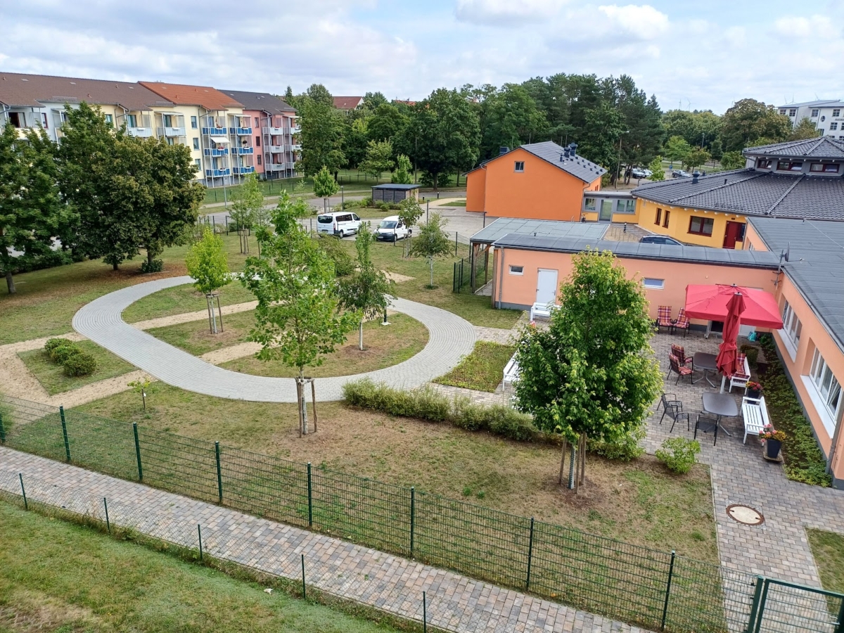 Ausblick vom Balkon